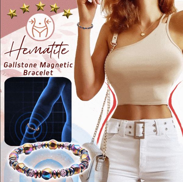 SlimEase™ - Hermatite Gallenstein Magnetarmband